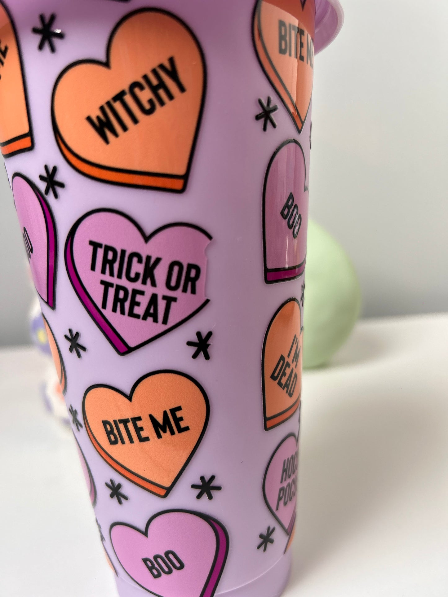 Halloween Love Hearts Oopsie Tumbler