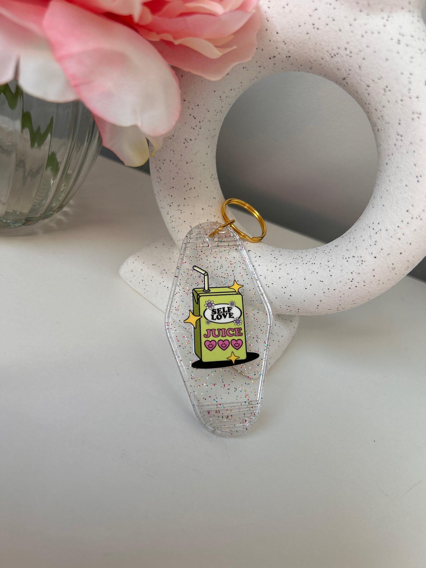 Self Love Juice Keyring