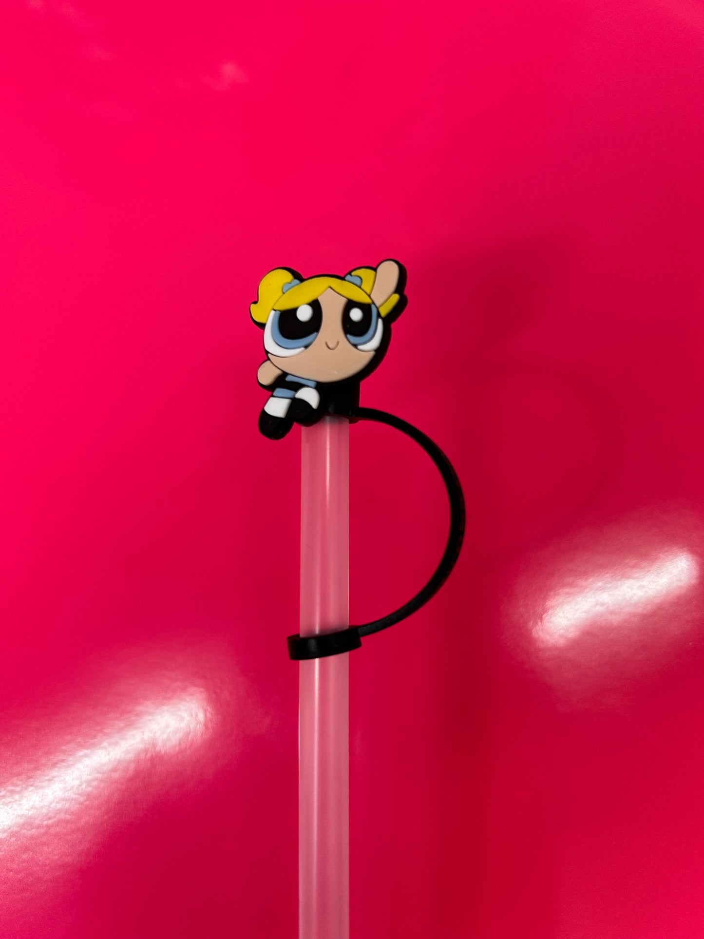 Bubbles Powerpuff Girls Straw Topper